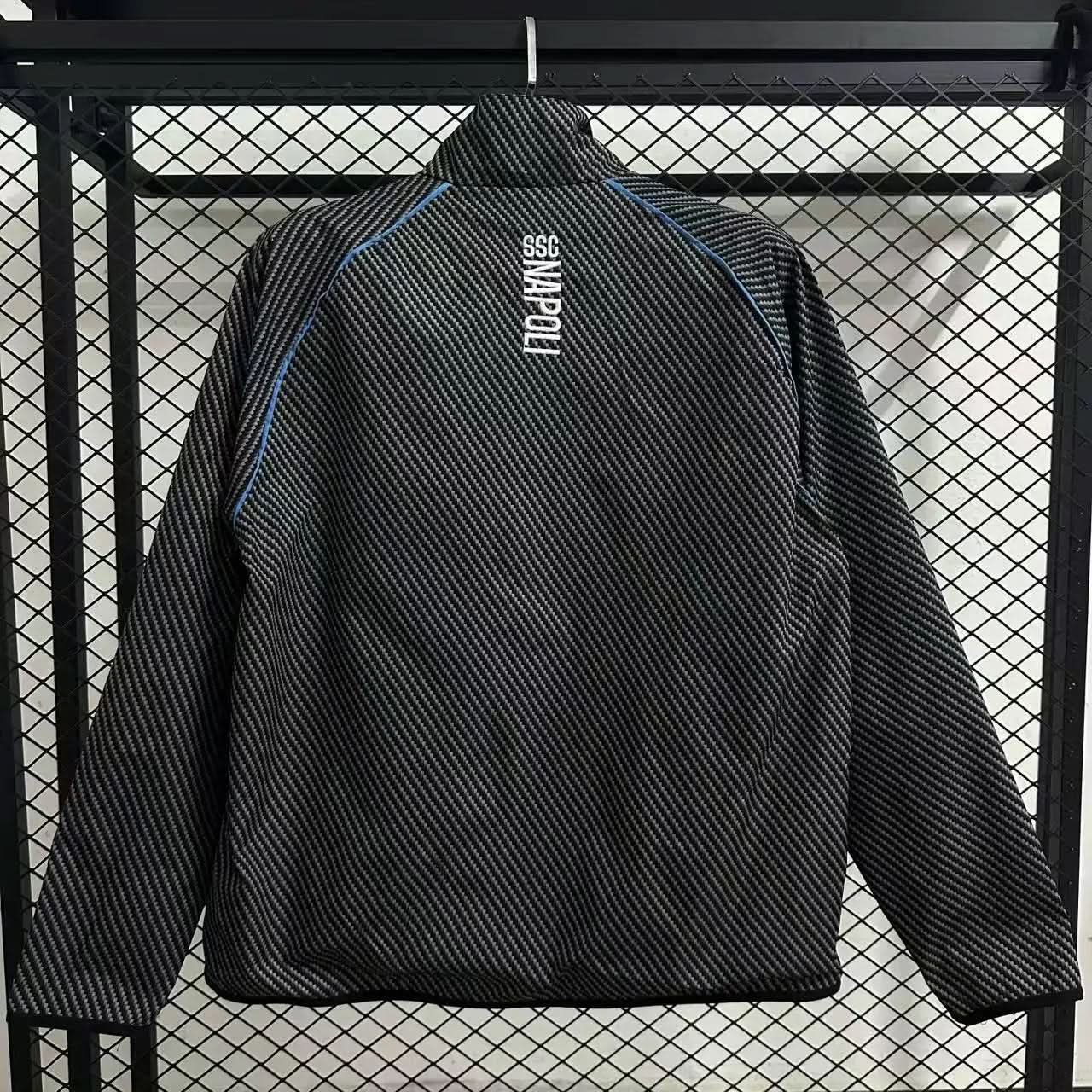 2025-26 Napoli Windbreaker Black S-2XL asasshop