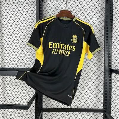 2025-26 Real Madrid Special Gold-Black S-2XL asasshop