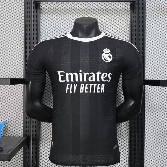 2025-26 Real Madrid Goalkeeper Black Player Size S-2XL asasshop