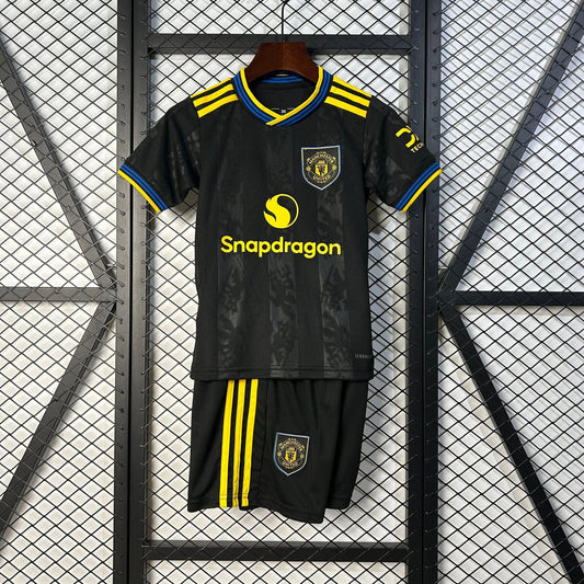 2025-26 Manchester United Third Away KIDS 16-28 asasshop