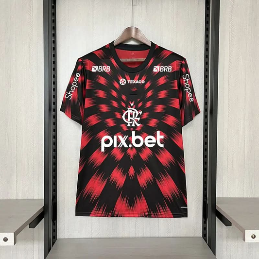 2025-26 Flamengo Pre-match +All Sponsors S-2XL asasshop