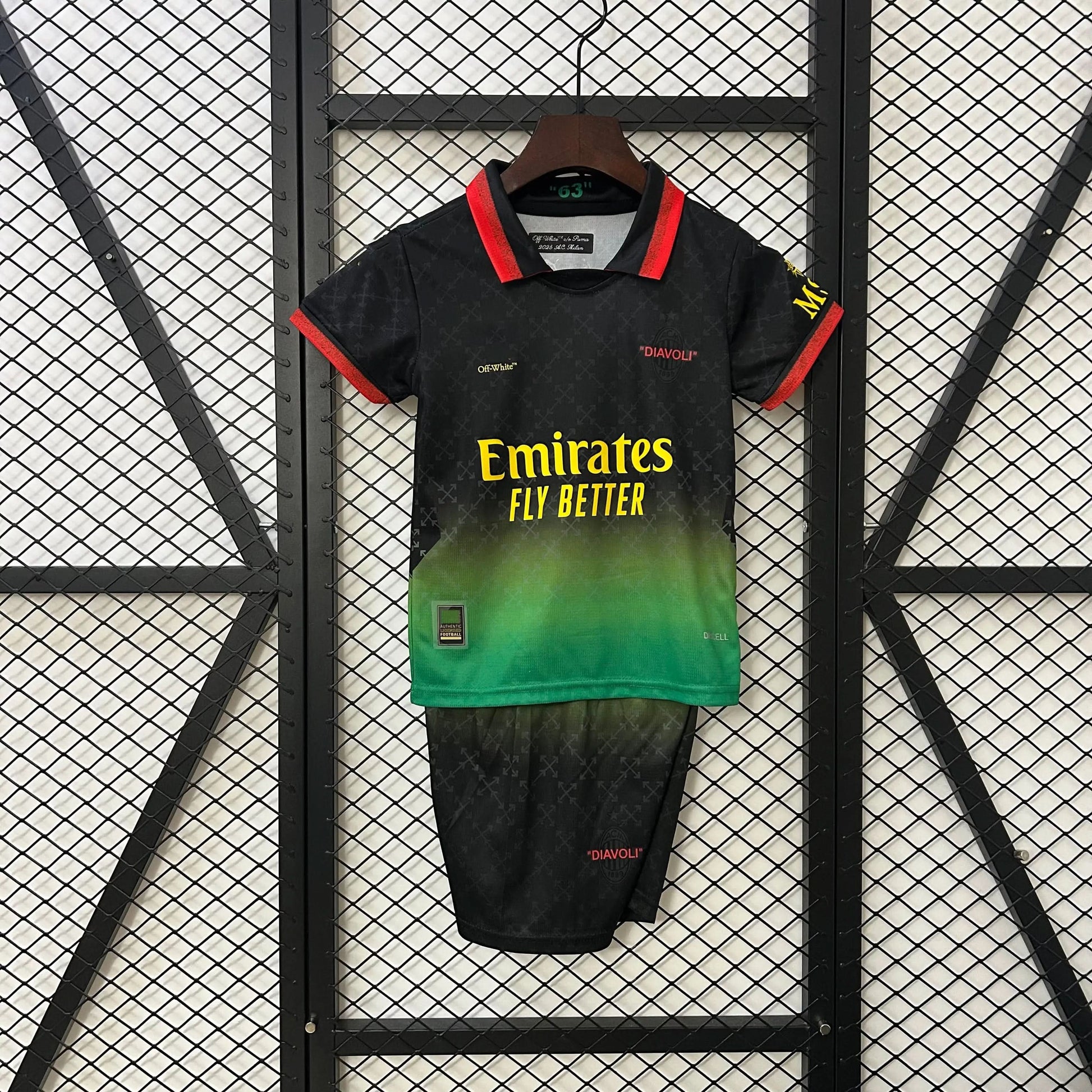 2025-26 AC Milan Co-Branded Edition Black-Green kids 16-28 asasshop