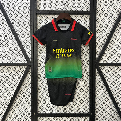 2025-26 AC Milan Co-Branded Edition Black-Green kids 16-28 asasshop