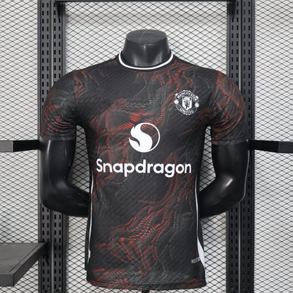 2025-26 Manchester United Black Player Size S-2XL asasshop