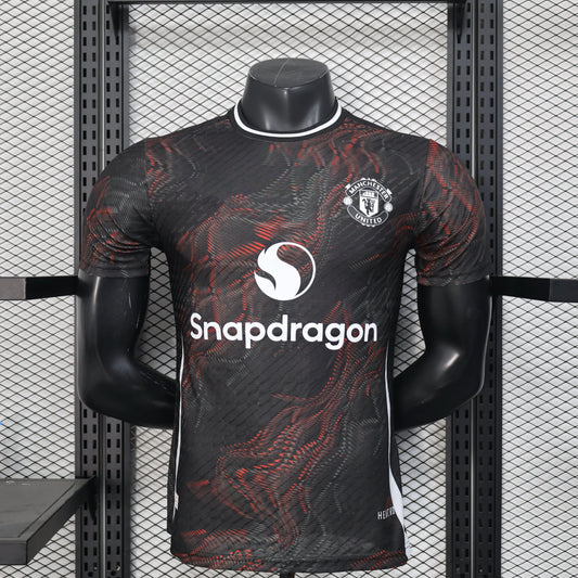2025-26 Manchester United Black Player Size S-2XL asasshop