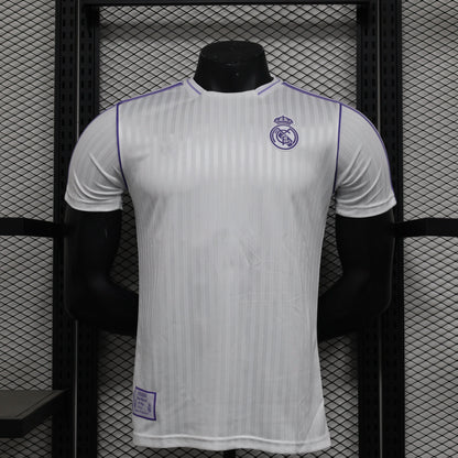 2025-26 Real Madrid White Commemorative Player S-2XL asasshop