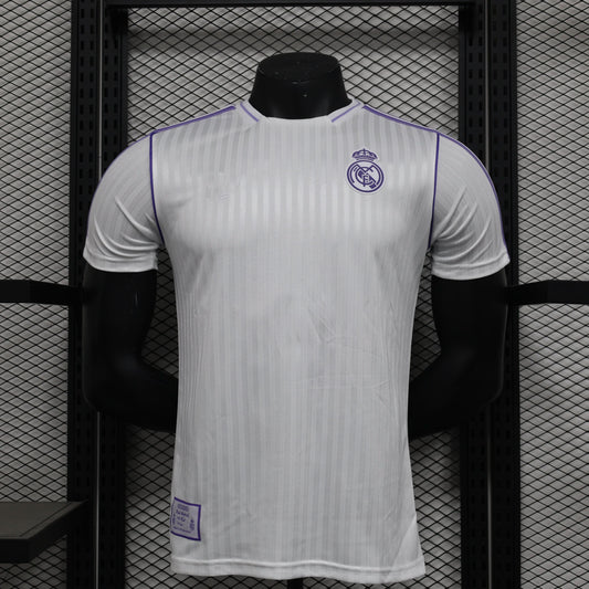 2025-26 Real Madrid White Commemorative Player S-2XL asasshop