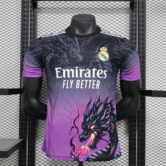 2025-26 Real Madrid Special Purple Dragon Player S-2XL asasshop