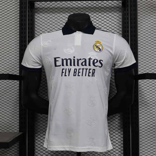 2025-26 Real Madrid Special Polo White Player S-2XL asasshop