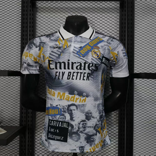 2025-26 Real Madrid Champions League Highlights Player Size S-2XL asasshop