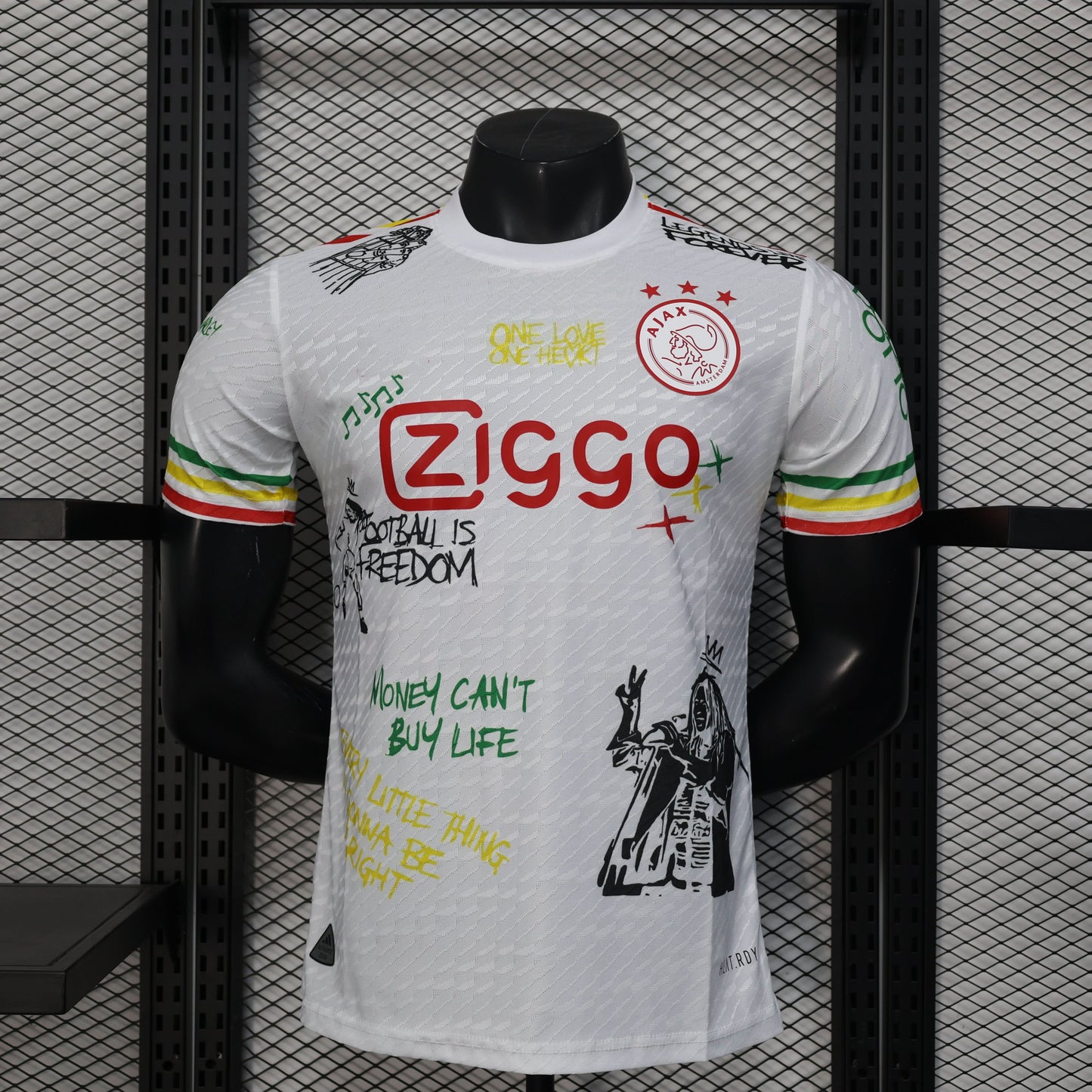2025-26 Ajax Special White Player S-2XL asasshop
