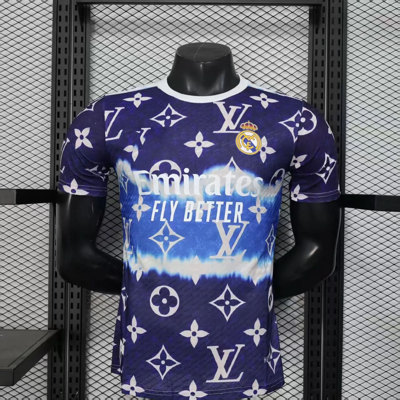 2025-26 Real Madrid L-V Blue Player Size S-2XL asasshop