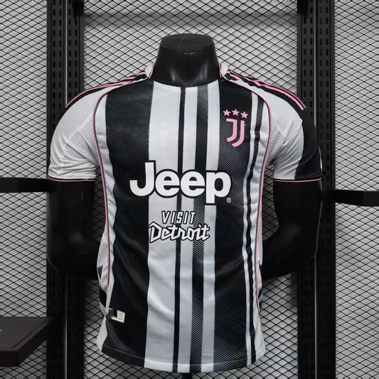 2025-26 Juventus Home Player With ADS S-4XL asasshop