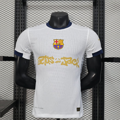 2025-26 Barcelona Travis Scott White Player S-4XL asasshop