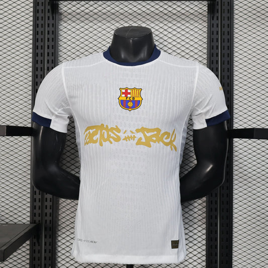 2025-26 Barcelona Travis Scott White Player S-4XL asasshop
