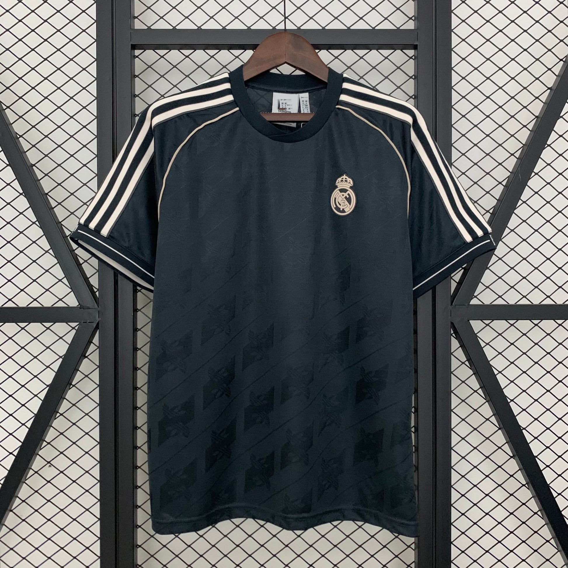 2025-26 Real Madrid Cotton T-Shirt Black S-2XL asasshop