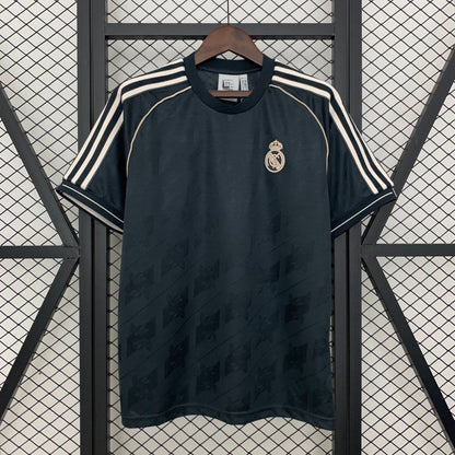 2025-26 Real Madrid Cotton T-Shirt Black S-2XL asasshop