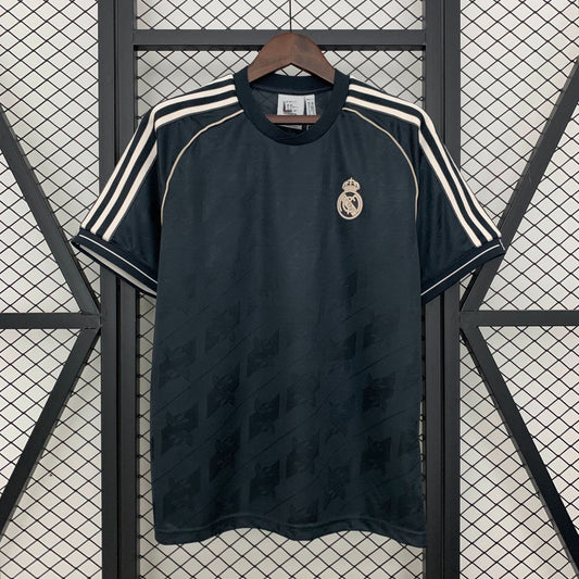 2025-26 Real Madrid Cotton T-Shirt Black S-2XL asasshop