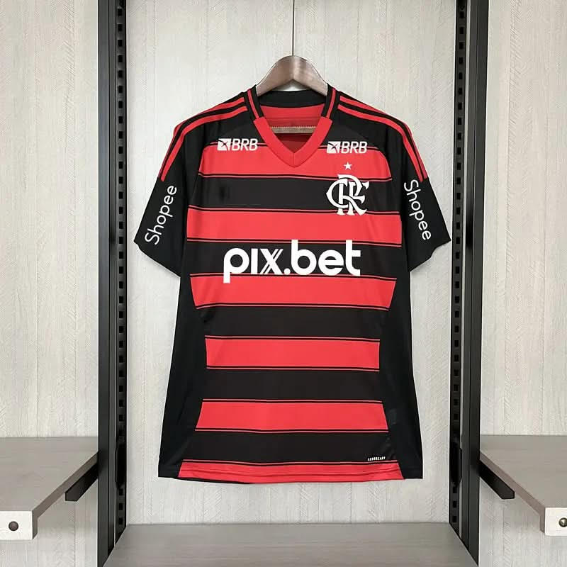 2025-26 Flamengo Home +All Sponsors S-4XL asasshop