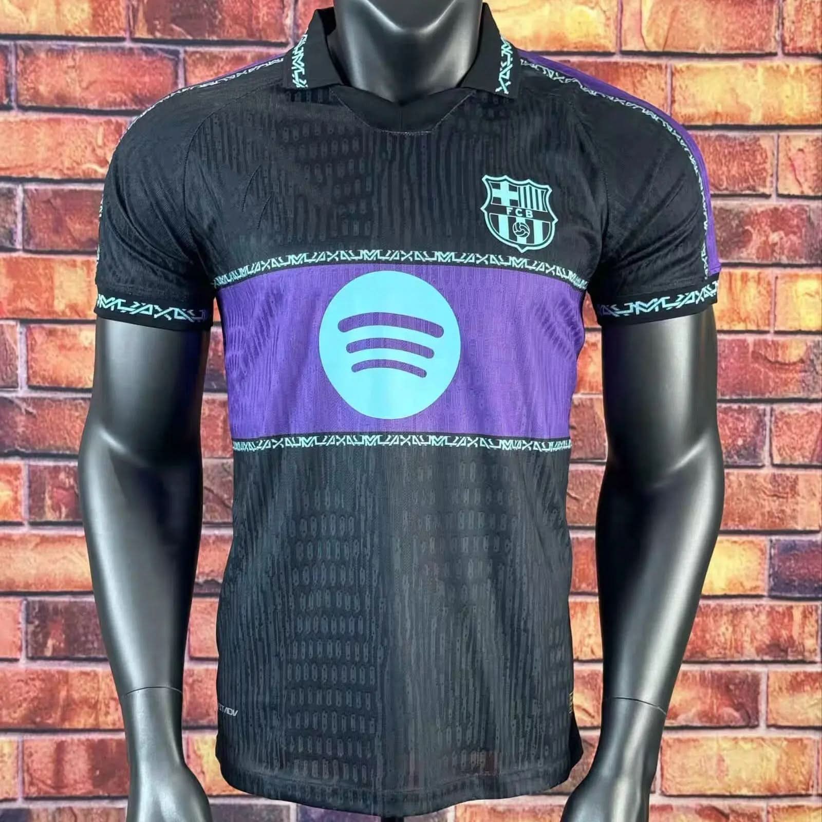 2025-26 Barcelona Black-Purple Player S-2XL asasshop