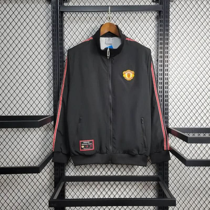 2025-26 Manchester United Black Windbreaker S-2XL asasshop