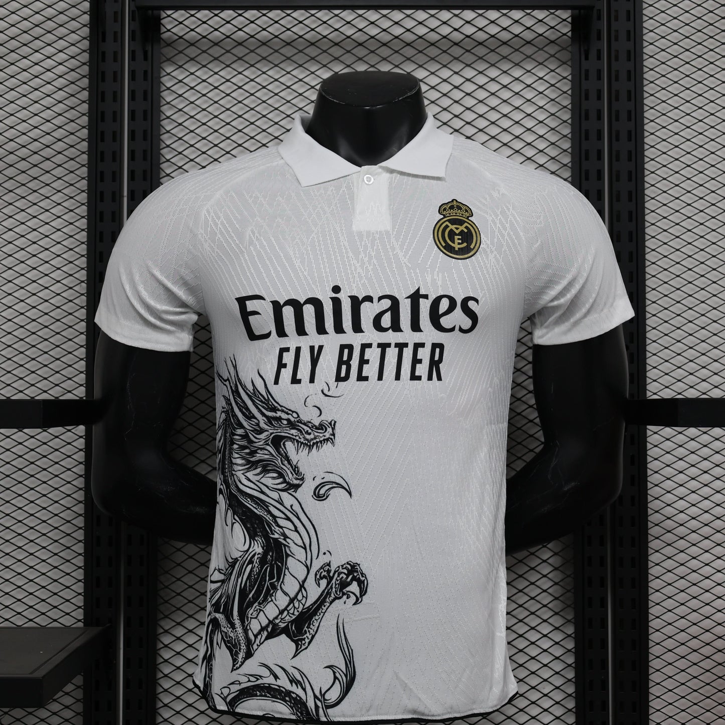 2025-26 Real Madrid Special White Dragon Player S-2XL asasshop