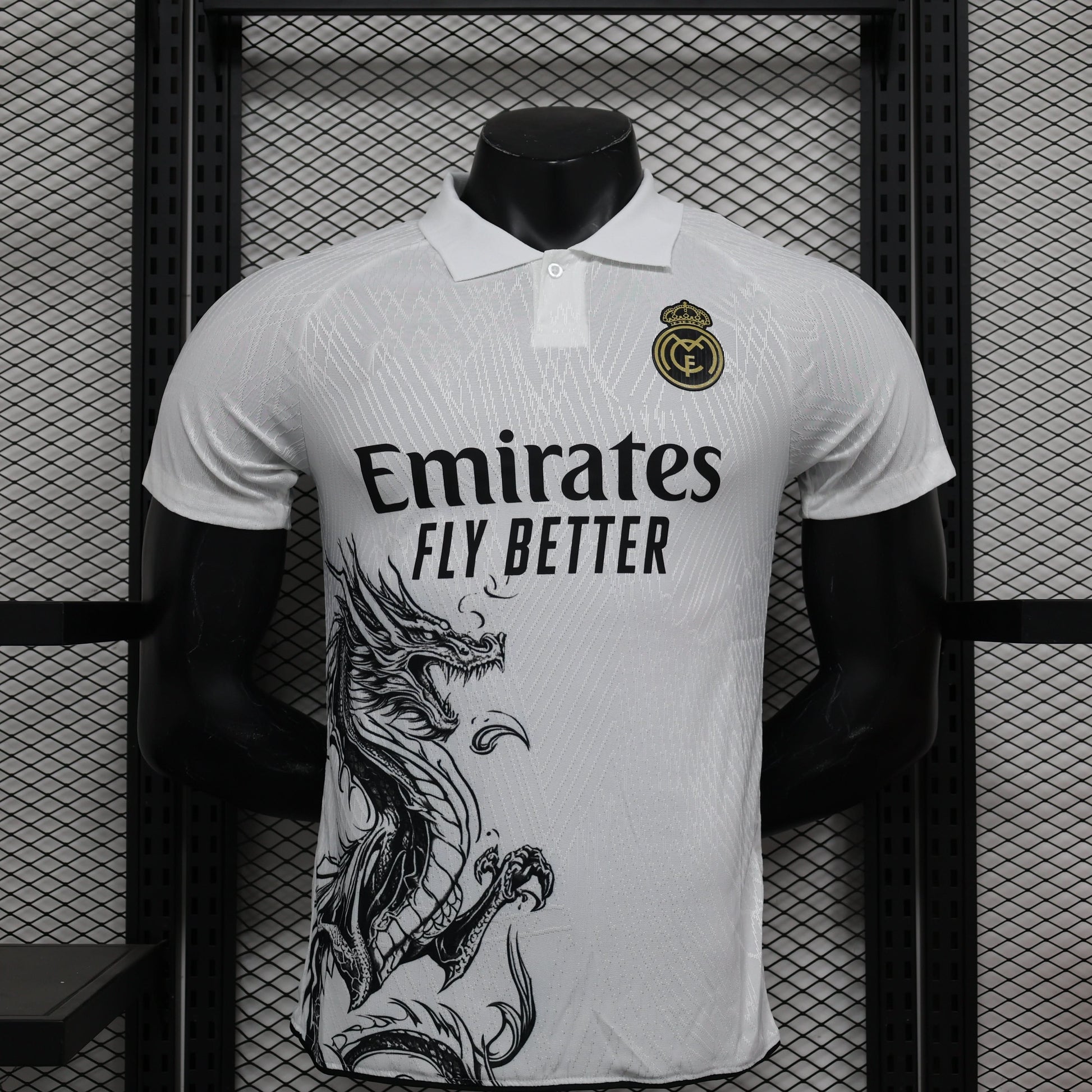 2025-26 Real Madrid Special White Dragon Player S-2XL asasshop