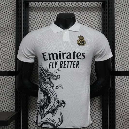 2025-26 Real Madrid Special White Dragon Player S-2XL asasshop