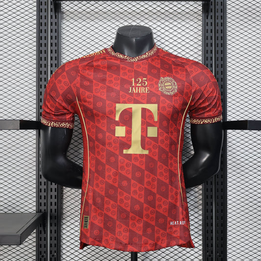 2025-26 Bayern Munich 125th Anniversary Edition Red Player S-2XL asasshop