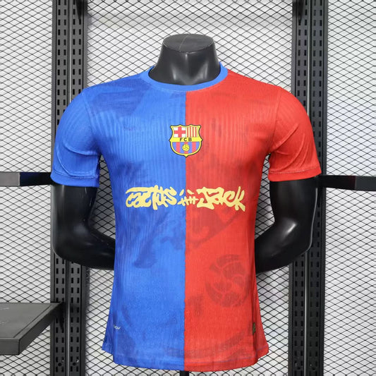 2025-26 Barcelona Special Blue-Red Player S-2XL asasshop