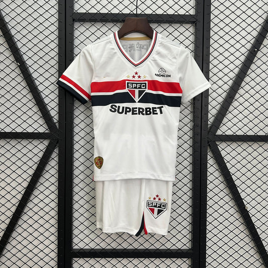 2025-26 Sao Paulo Home Kids Size 16-28 asasshop