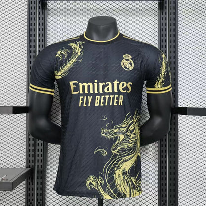 2025-26 Real Madrid Special Gold Dragon Player S-2XL asasshop