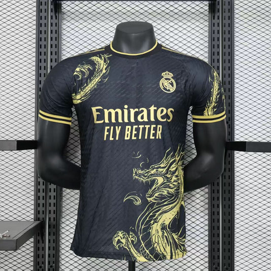 2025-26 Real Madrid Special Gold Dragon Player S-2XL asasshop
