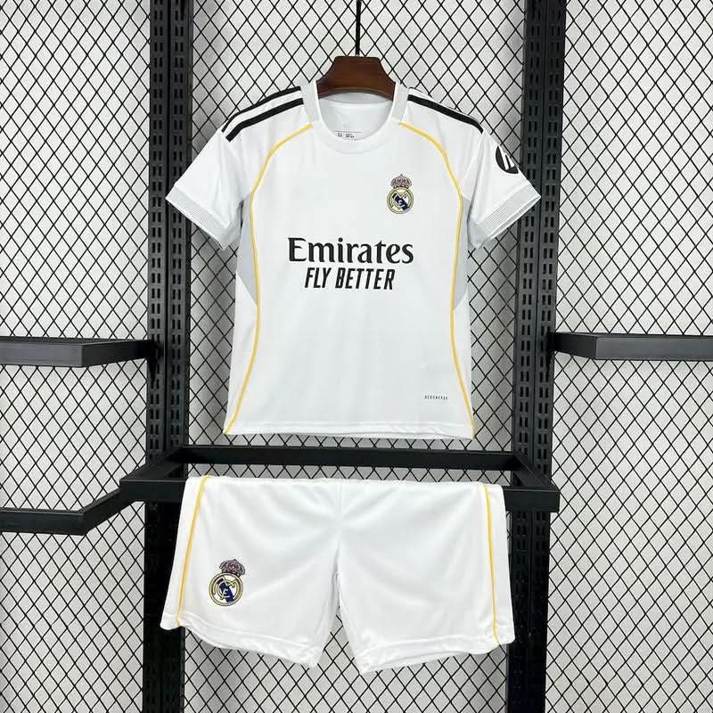 2025-26 Real Madrid Home Kids 16-28 asasshop