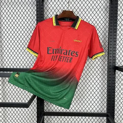 2025-26 AC Milan Red Green Special S-4XL asasshop