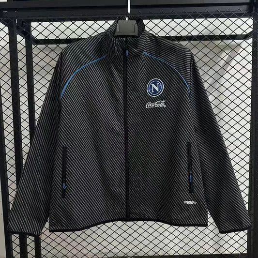2025-26 Napoli Windbreaker Black S-2XL asasshop