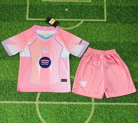 2025-26 Barcelona Pink KIDS 16-28 asasshop