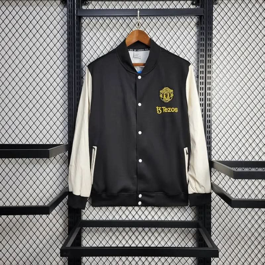 2025-26 Manchester United Black-White Windbreaker S-2XL asasshop
