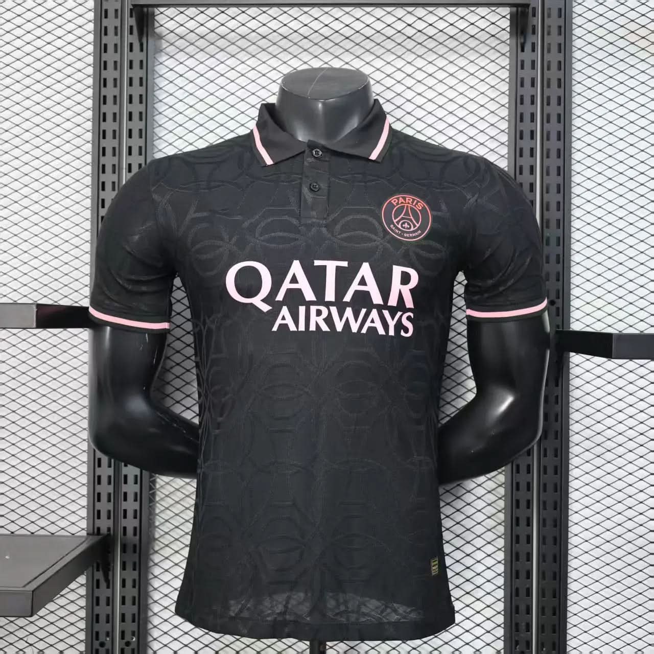 2025-26 Paris Special Polo Black Player S-2XL asasshop
