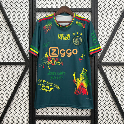 2025-26 Ajax Amsterdam Bob Marley 40th Green S-2XL asasshop