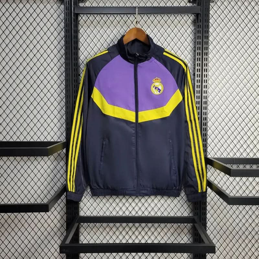2025-26 Real Madrid Blue-Purple Windbreaker S-2XL asasshop
