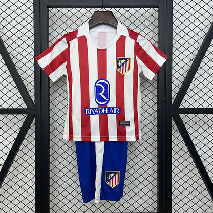 2025-26 Atletico Madrid Home Kids Sizes 16-28 asasshop