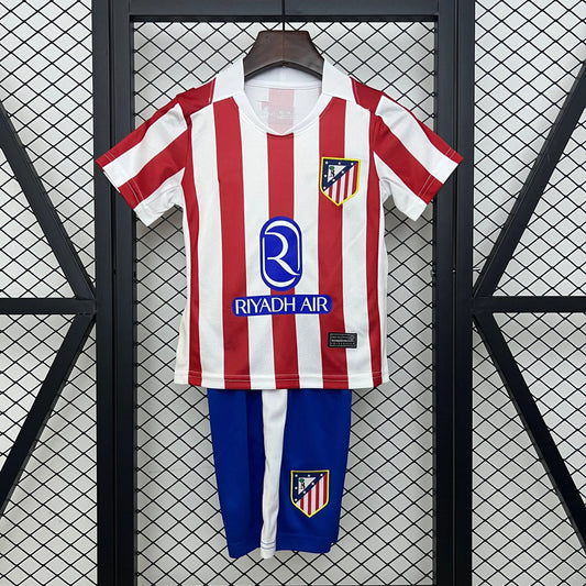 2025-26 Atletico Madrid Home Kids Sizes 16-28 asasshop