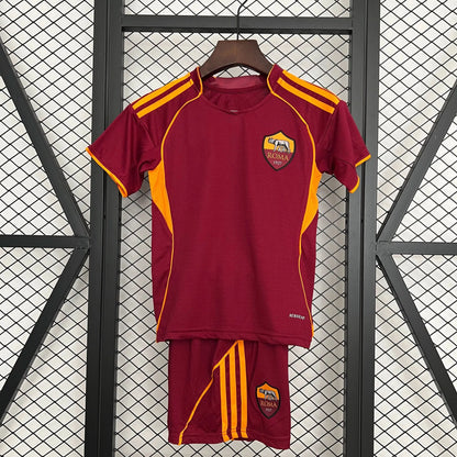 2025-26 AS Roma home kids 16-28 asasshop