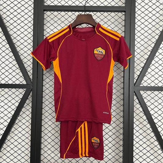 2025-26 AS Roma home kids 16-28 asasshop