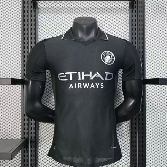 2025-26 Manchester City Special Polo Black Player S-2XL asasshop