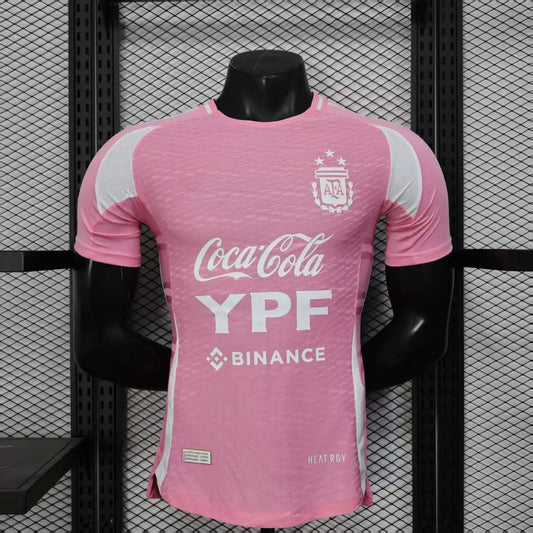 2025-26 Argentina Special Pink Player S-2XL asasshop