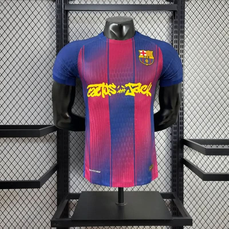 2025-26 Barcelona Special Fonts Player S-2XL asasshop