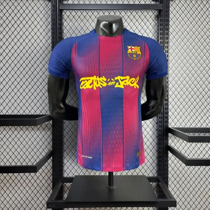 2025-26 Barcelona Special Fonts Player S-2XL asasshop