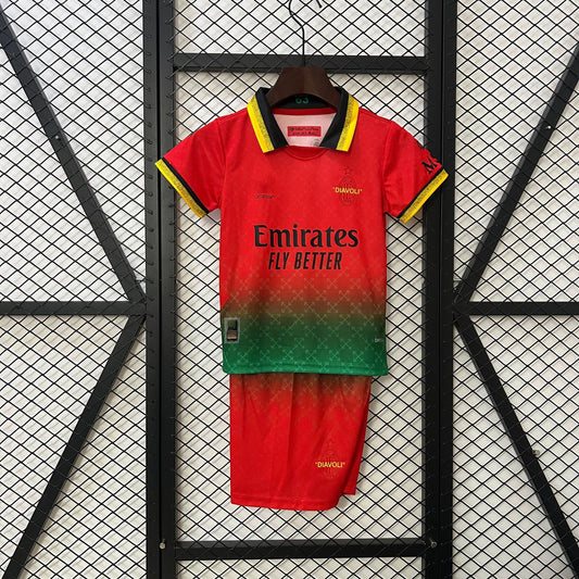 2025-26 AC Milan Co-Branded Edition Red-Green kids 16-28 asasshop